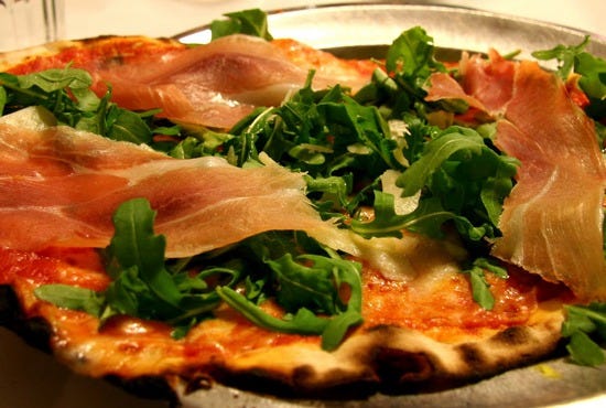 Baffetto6+(Arugula+Proscuitto+Parmagiano+Mozarella+and+Tomato)