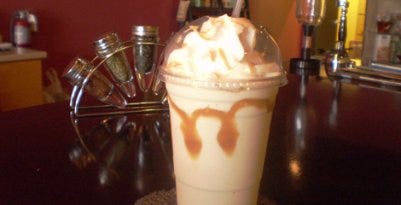Caramel milkshake