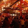 Outdoor dining at Barking Crab