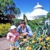 Adults and children can find something beautiful at the Garden