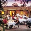 Diners take advantage of Lon's welcoming outdoor patio.