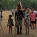 Children aspire to guard at the Horse Guards Parade