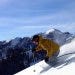 A skier tames the slopes.