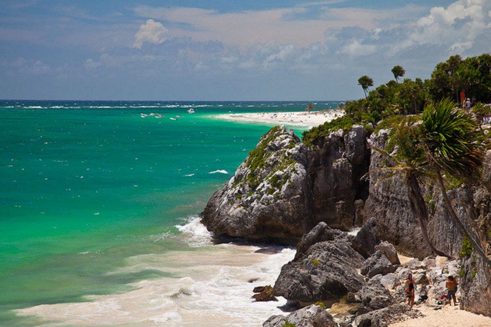 The gorgeous beaches of Tulum