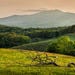 View of Grandfather Mountain at sunset