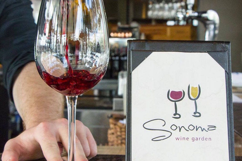 Sonoma Wine Garden Santa Monica Los Angeles Restaurants Review