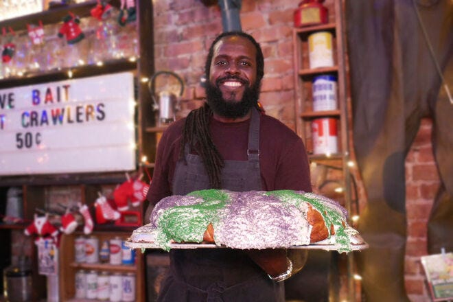 Chef Jup's Mardi Gras king cake recipe has all the color and flair for carnival season