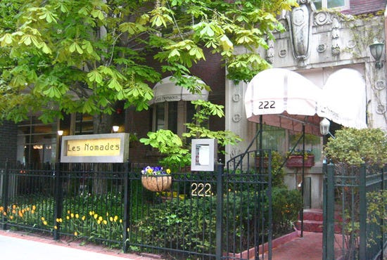 Chicago's Les Nomades Restaurant offers French Cuisine with an extensive wine list.
