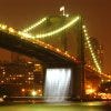 Olafur Eliasson's Waterfalls under the Brooklyn Bridge