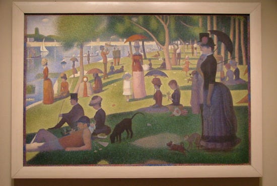 A Sunday on Le Grande Jatte, by Georges Seurat