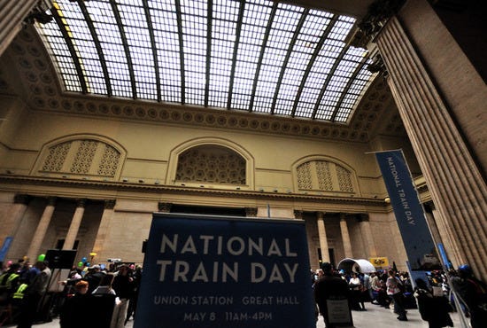 National Train Day in the Great Hall