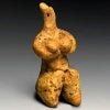 Fertile Goddess Exhibit. Female Figurine. Provenance not known; type known from northern Mesopotamia (modern Iraq) and Syria. Late Halaf Period, late fifth millennium B.C.E. Clay, pigment, 4 1/8 x 1 7/8 x 1 5/8 in. (10.4 x 4.7 x 4.2 cm). Brooklyn Museum, 