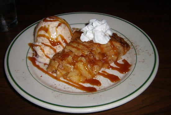 Apple Pie a la Mode at Miller's Pub