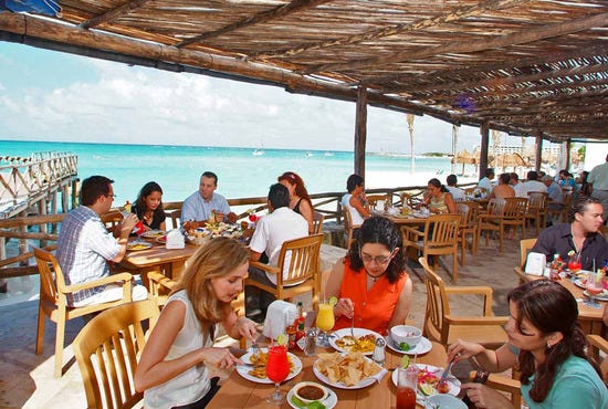 La Parrilla is one of the best restaurants in Cancun, Mexico