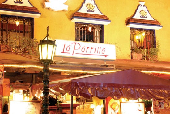 La Parrilla is one of the best restaurants in Cancun, Mexico