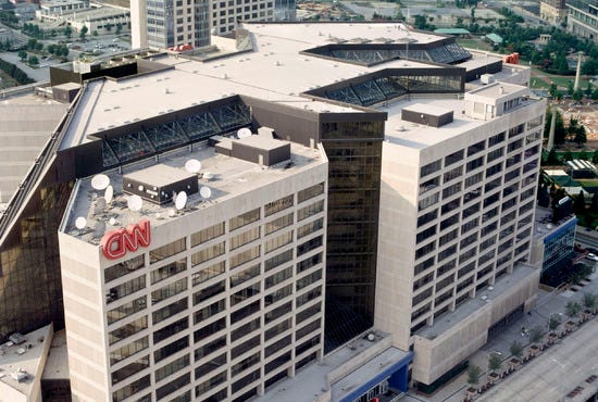 Aerial view of CNN