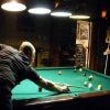 Hitting the pool tables at the Charlotte Room.