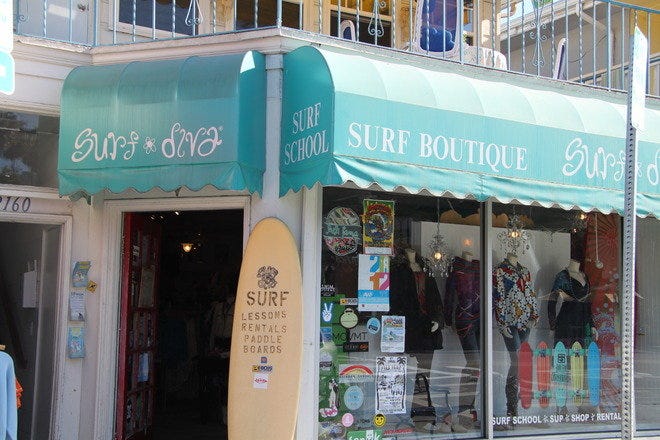 surf diva paddle board