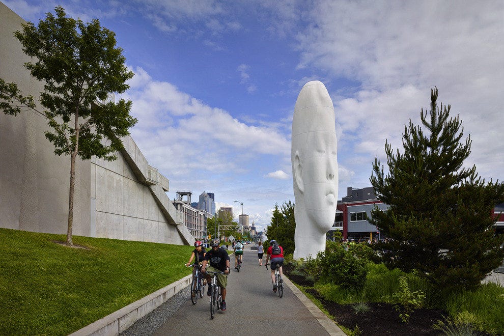 Olympic Sculpture Park Gains New HeadTurning Artwork