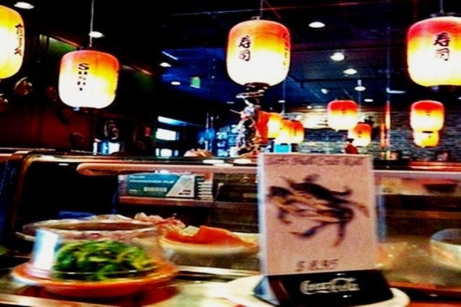 rotating sushi bar