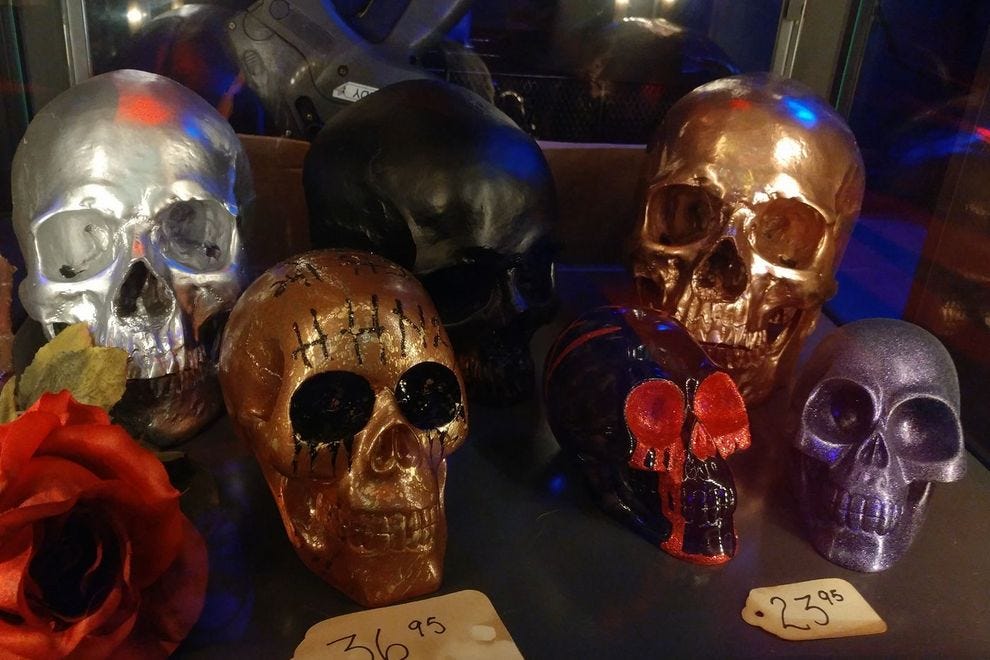 Heads for home design. We spied one guest buying a few of these for her collection