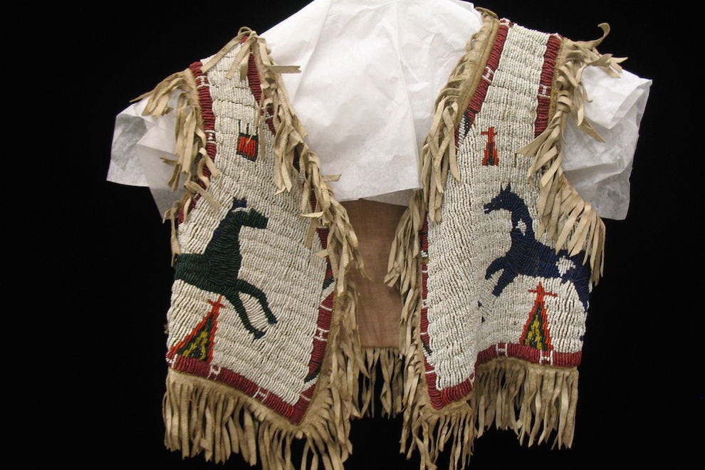 Lulu Bell Parr's beaded bolero vest