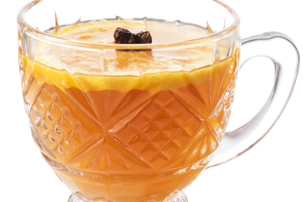 Warm up with this ginbased hot toddy