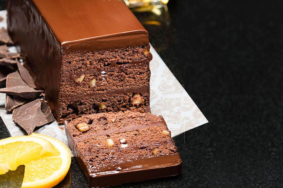 The Ritz-Carlton's signature chocolate cake