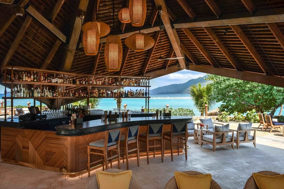 It would take a while to work your way through all the rums at the resort