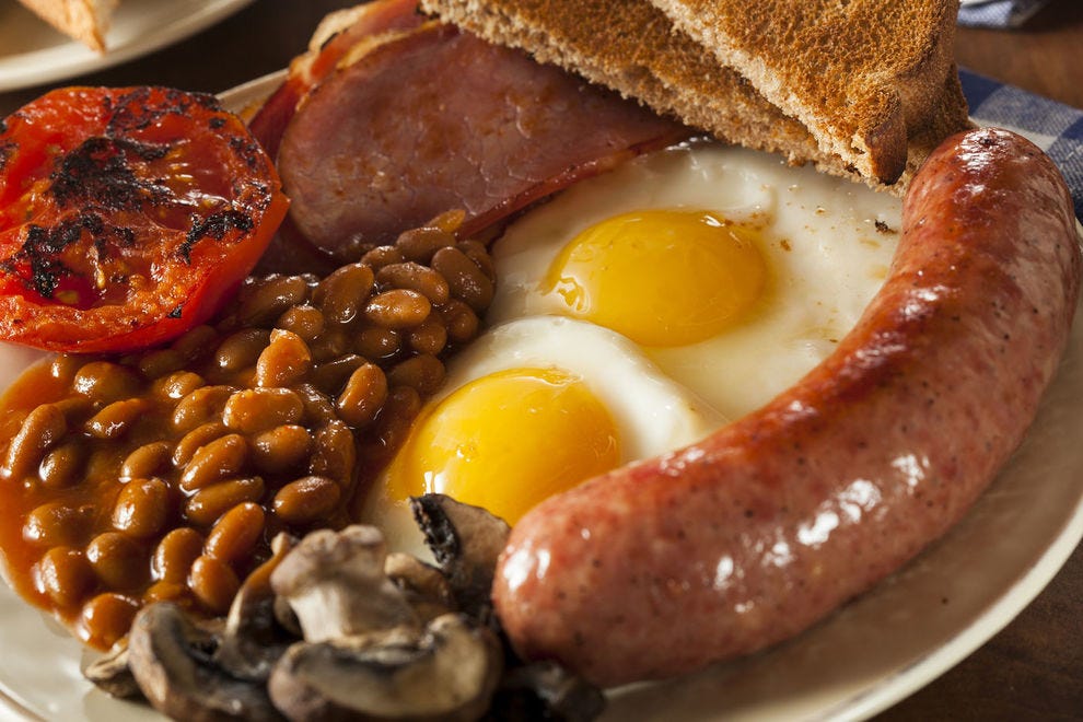 You won't walk away hungry after an English breakfast