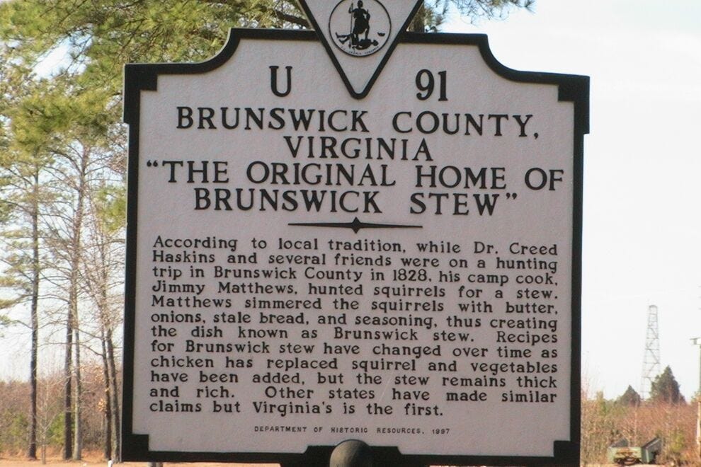 Home of Brunswick stew?