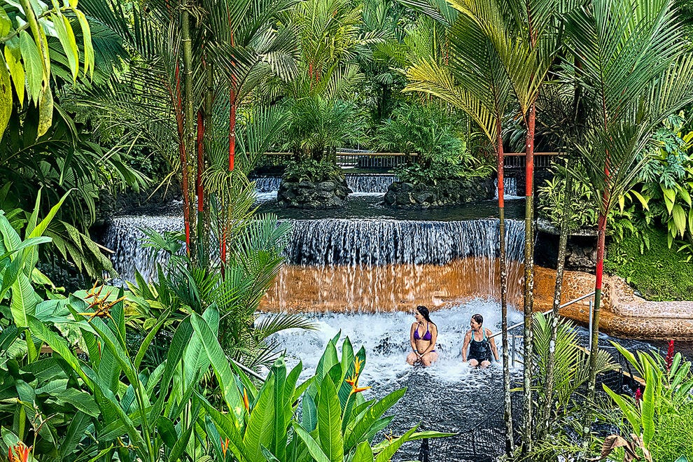 Hot pool bliss at Tabacon in La Fortuna