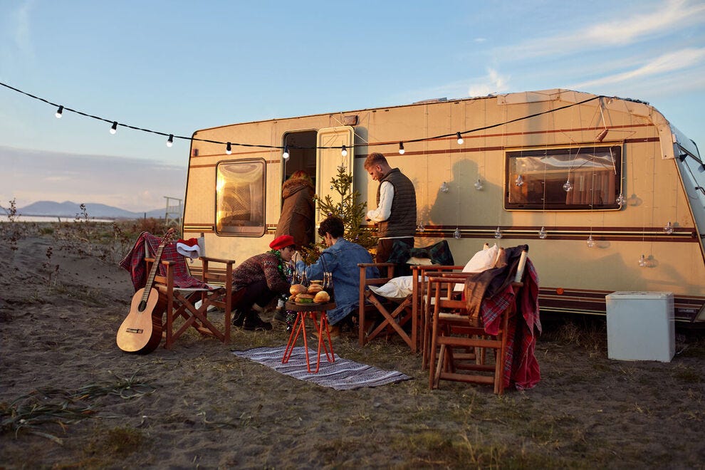 Go retro with your next vacation by staying at a vintage trailer hotel