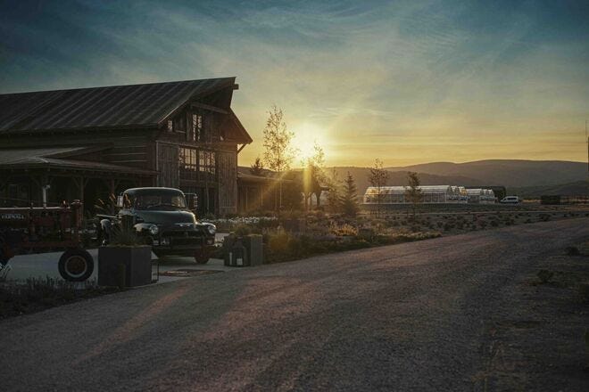 Enjoy a seed-to-table retreat at this Wyoming guest ranch