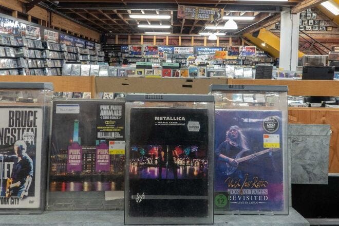 Metallica played many in-store performances at this Berkeley record store