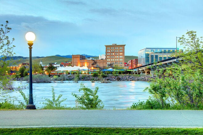 The Clark Fork River runs right through Missoula