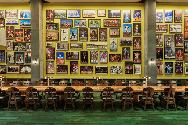 The Graduate by Hilton is a sports-themed hotel for Nike and college football fans