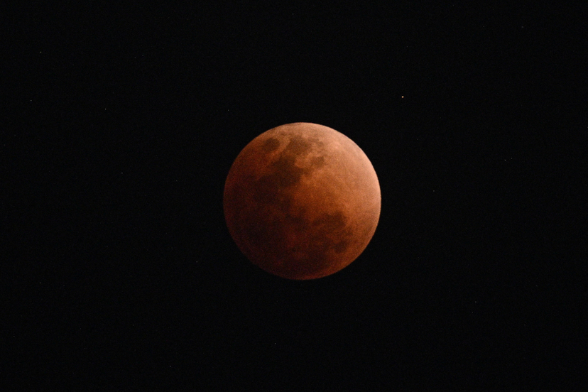 The "Blood Moon" rises during a total lunar eclipse in Quezon City, Metro Manila, Philippines, March 3, 2026.