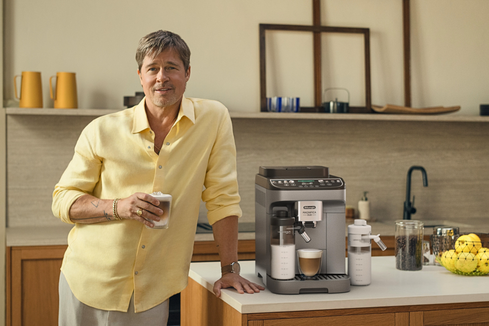 Why Brad Pitt recommends this $1,000 De'Longhi espresso machine