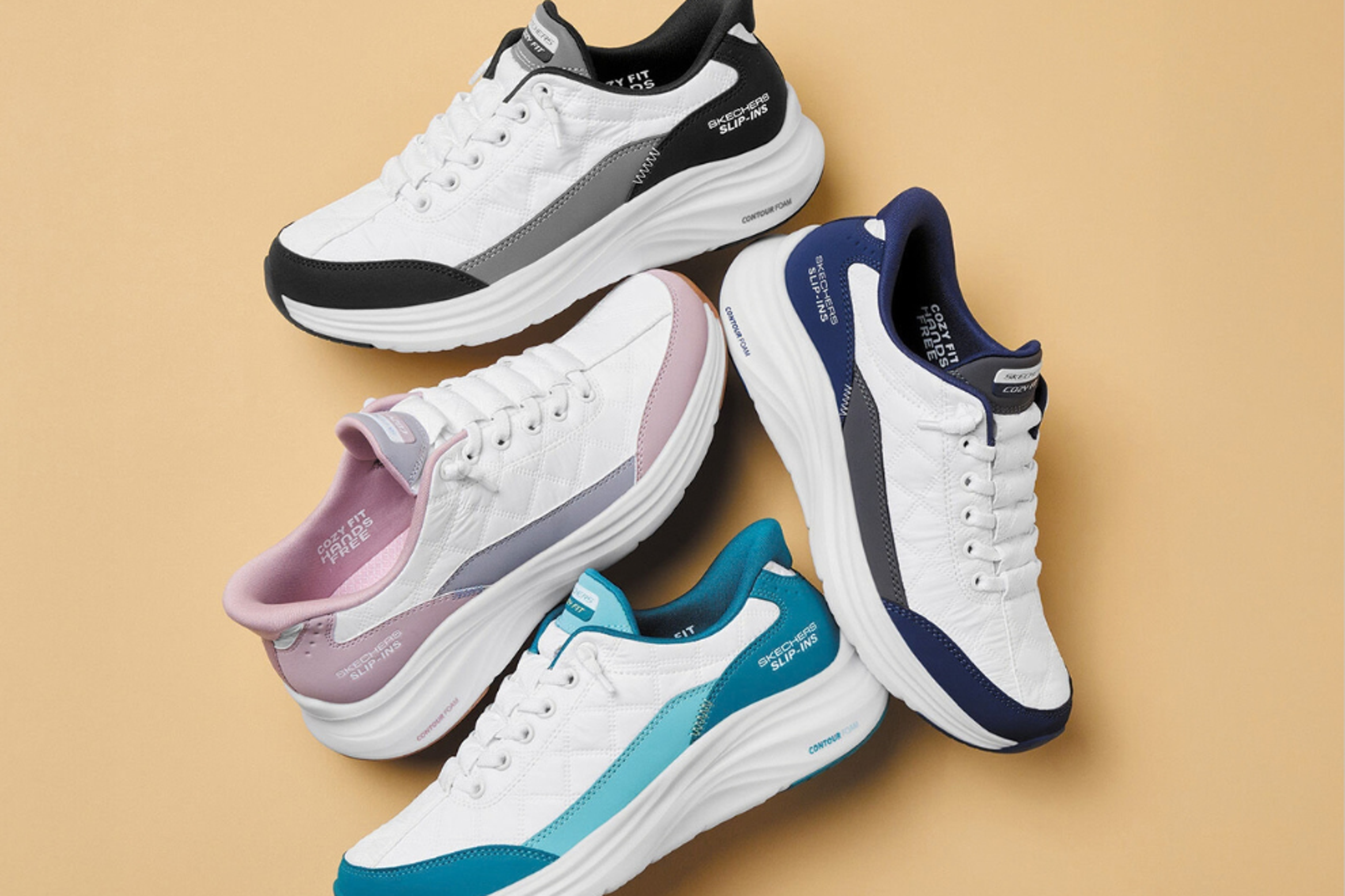 Skechers waterproof sneakers are perfect for fall