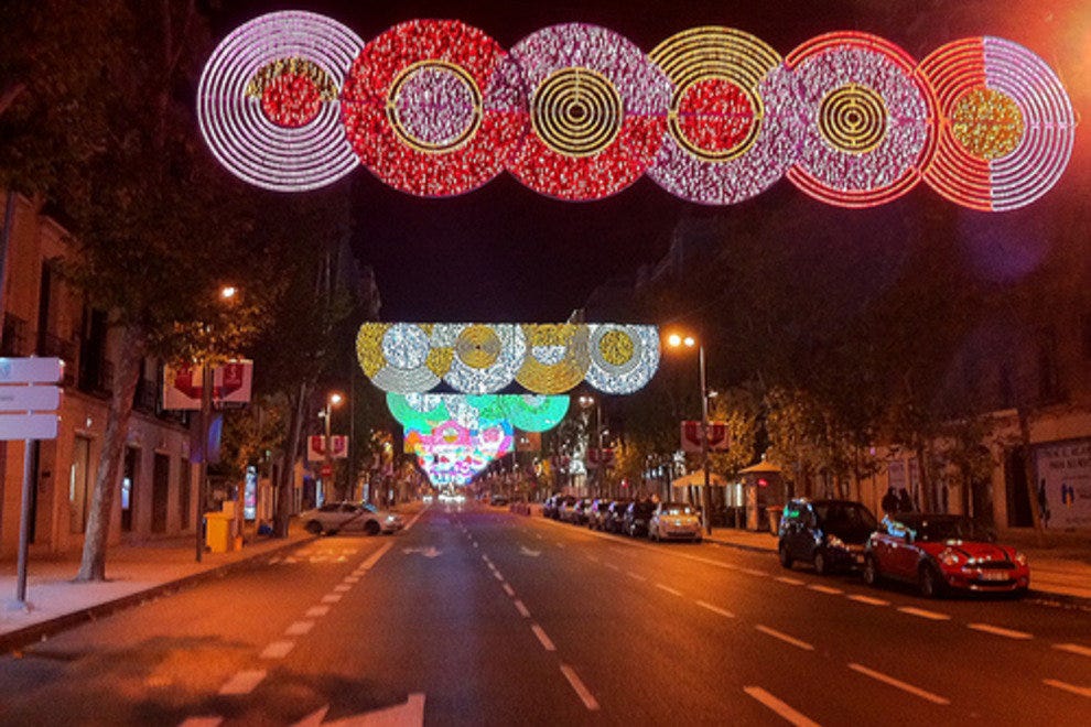 Calle Serrano, Madrid, Spain