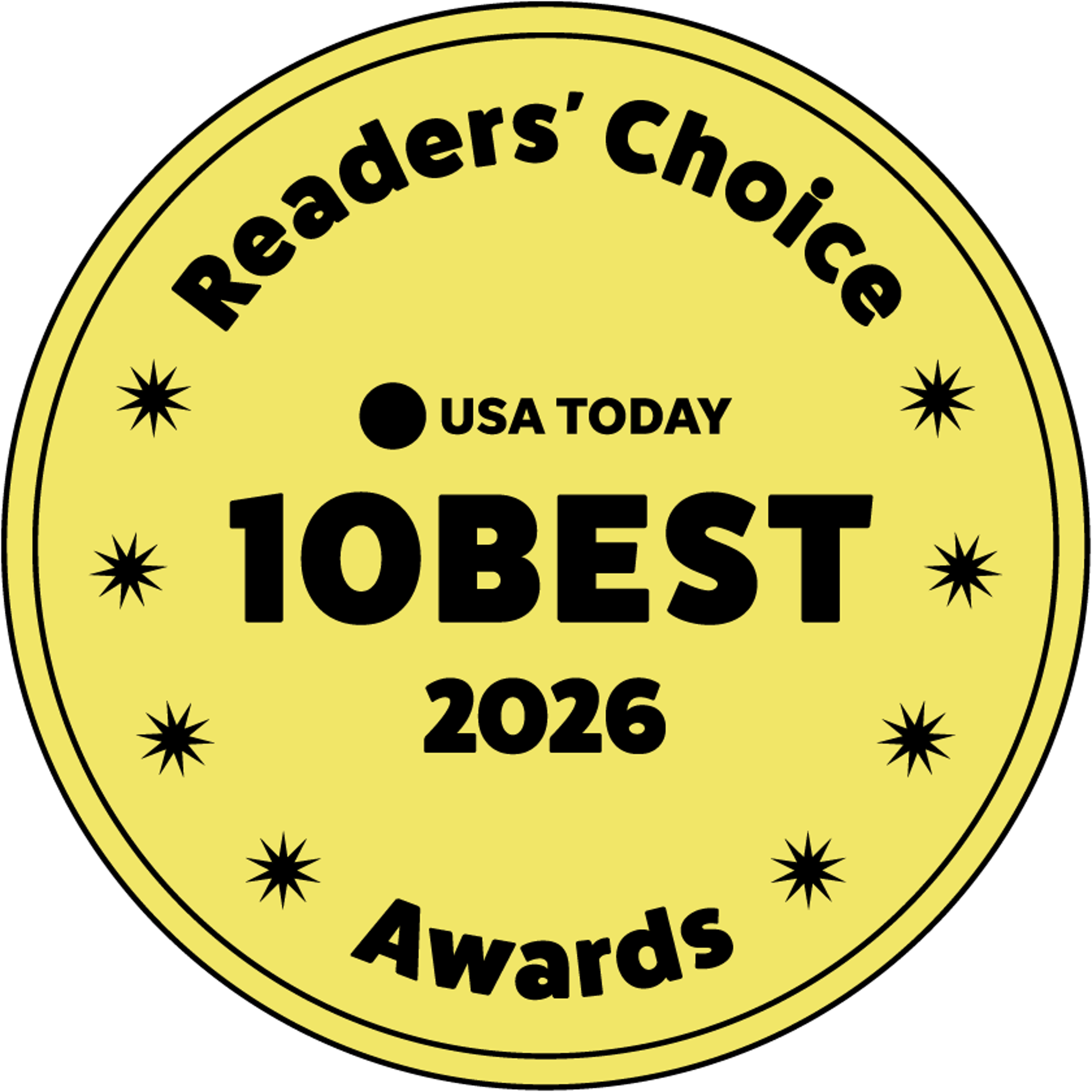 USA TODAY 10BEST Readers' Choice Awards (2026)